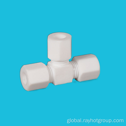 Ptfe Pipe Tees High Temperature Resistant Ptfe Tee Manufactory